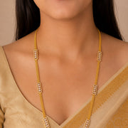 Radiant Crystal Gold Plated Necklace Set