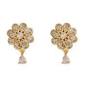 Radiant Floral Gold Plated Necklace Set