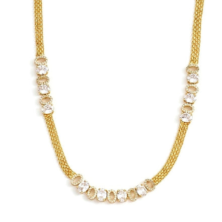 Elegant Gold Plated Necklace Set