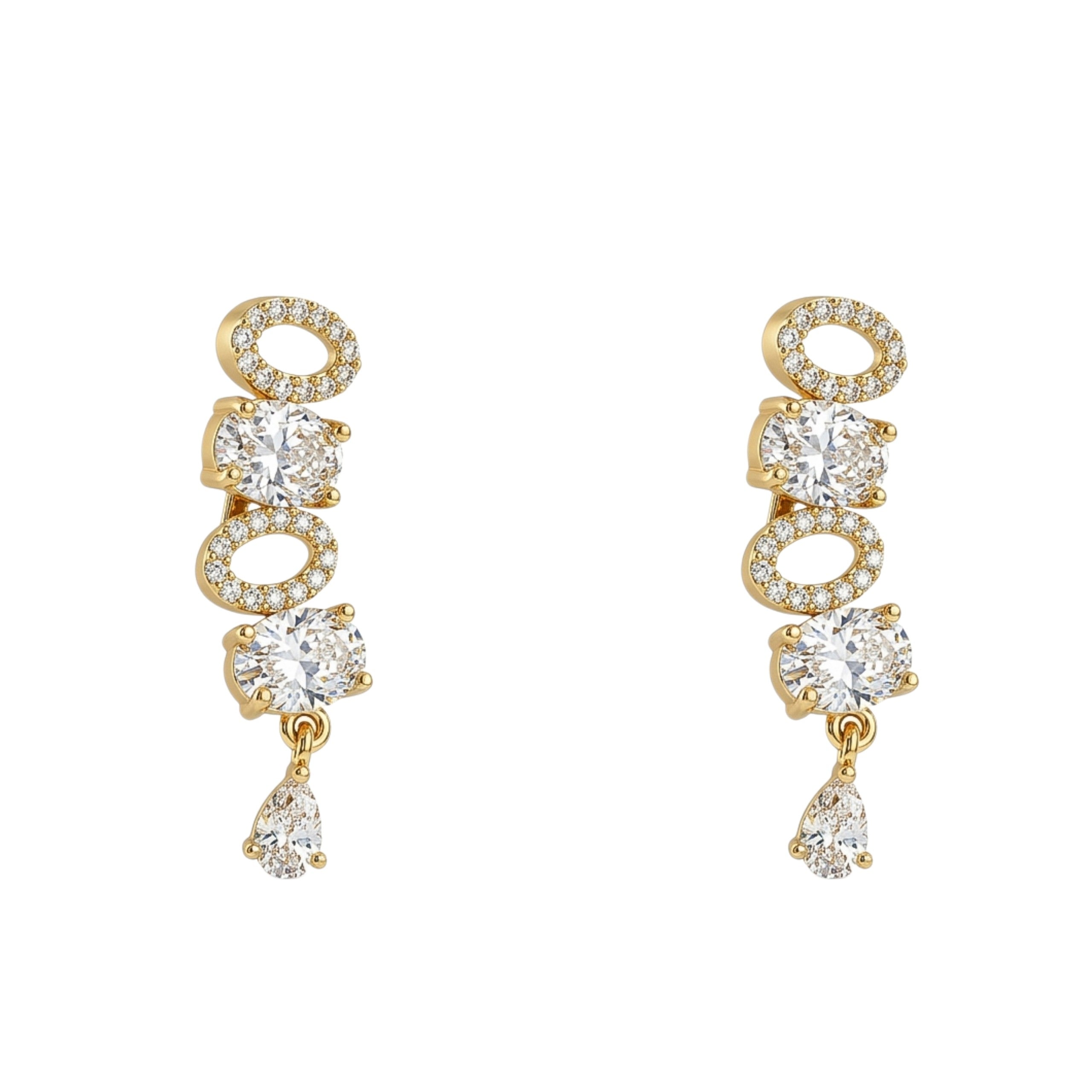 Elegant Gold Plated Necklace Set