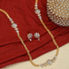Radiant Floral Gold Silver Plated Necklace Set