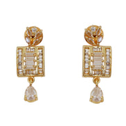 Leaflet Bridged Gold Plated Necklace Set
