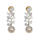 Leaflet Gold Silver Plated Necklace Set