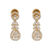 Leaflet Oval Gold Plated Necklace Set
