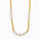 Elegant Gold Silver Plated Necklace Set