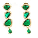 Elegant Stoned Gold Plated Necklace Set