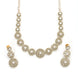 Luxurious Circular Mehendi Plated Necklace Set with Earrings