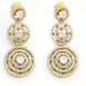 Luxurious Circular Mehendi Plated Necklace Set with Earrings