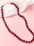 Vintage Inspired Gold Plated Beaded Necklace