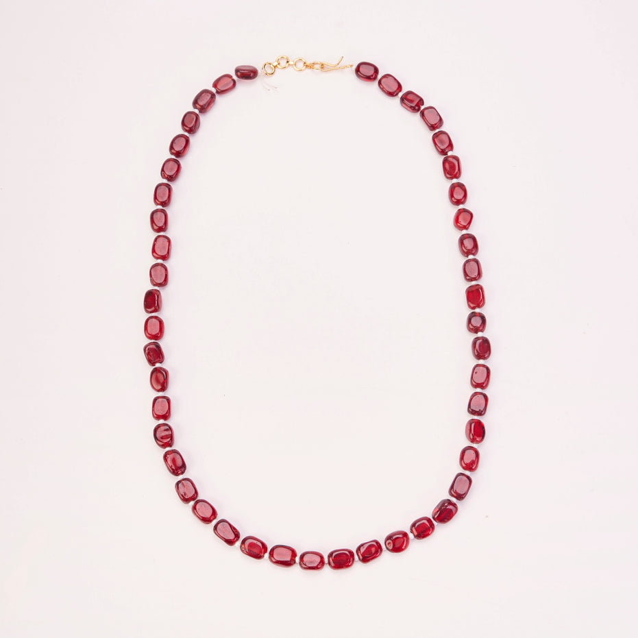 Vintage Inspired Gold Plated Beaded Necklace