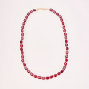 Vintage Inspired Gold Plated Beaded Necklace