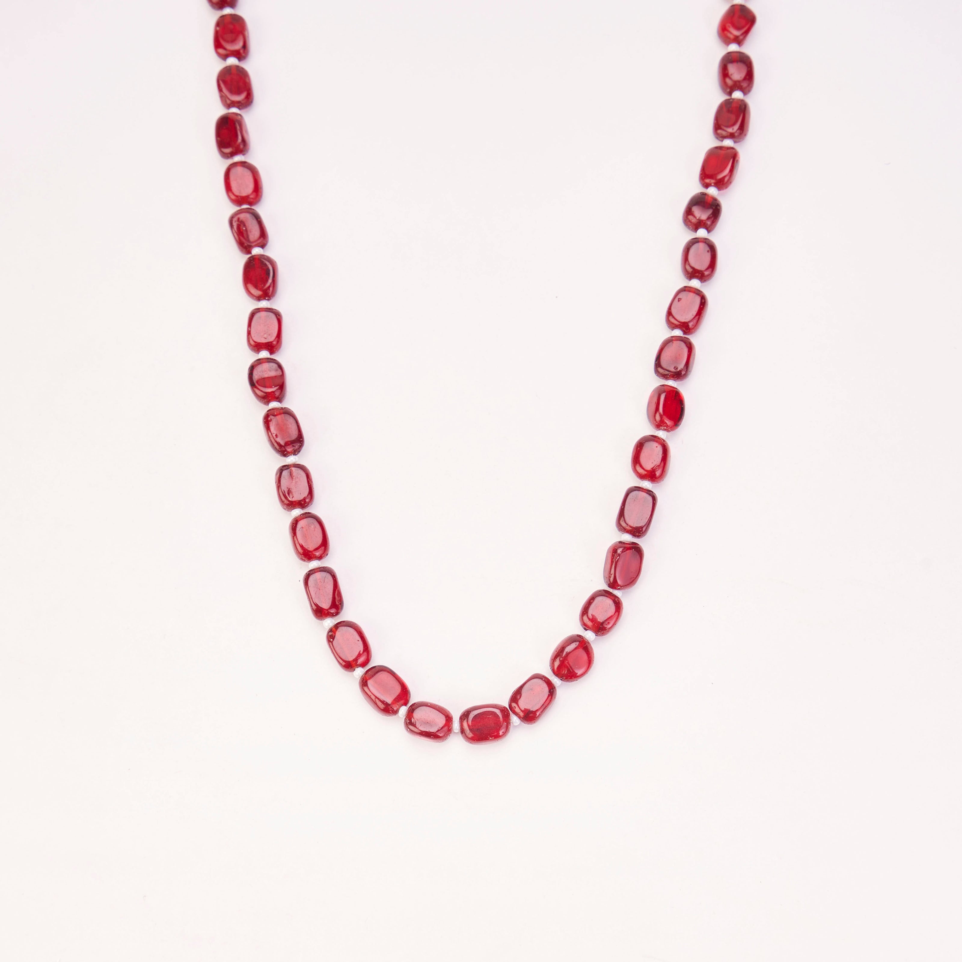Vintage Inspired Gold Plated Beaded Necklace