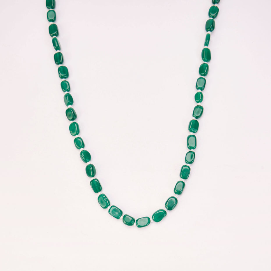 Vintage Inspired Gold Plated Beaded Necklace