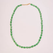 Vintage Inspired Gold Plated Beaded Necklace