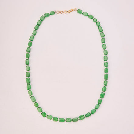 Vintage Inspired Gold Plated Beaded Necklace