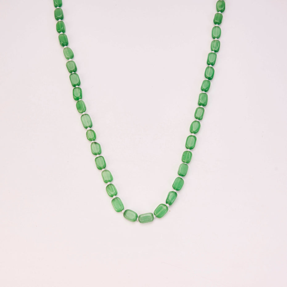 Vintage Inspired Gold Plated Beaded Necklace