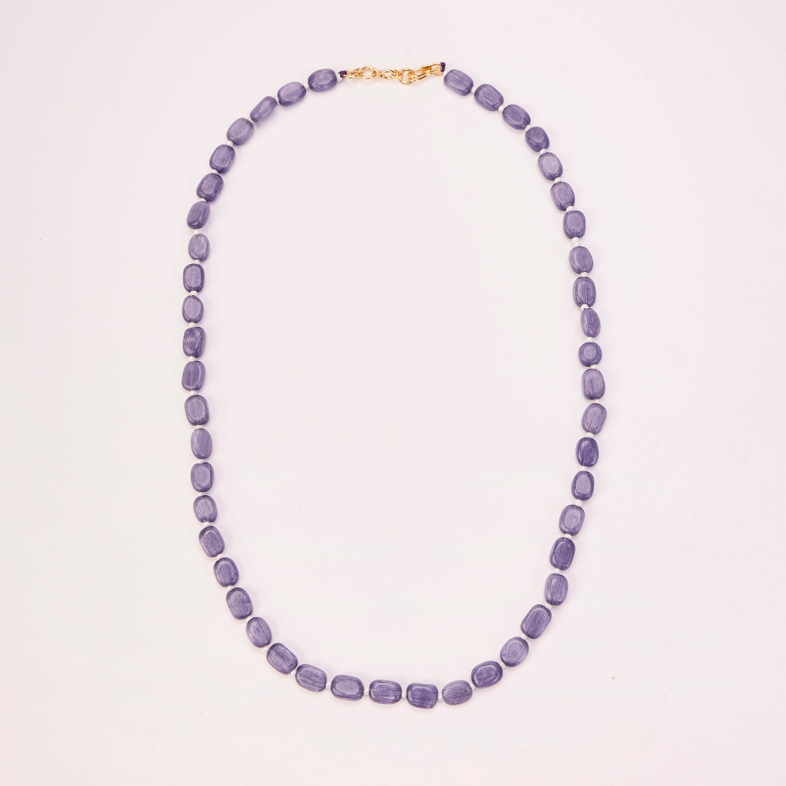 Vintage Inspired Gold Plated Beaded Necklace