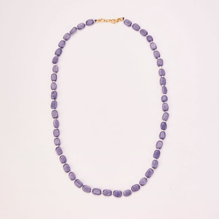 Vintage Inspired Gold Plated Beaded Necklace