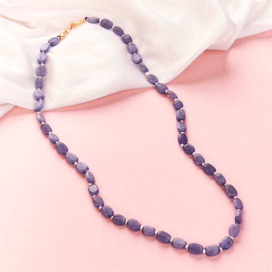 Vintage Inspired Gold Plated Beaded Necklace