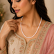 Classic Gemstone Gold Plated Necklace