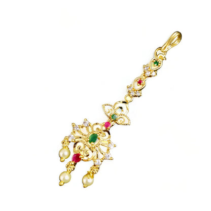 Whispering Breeze Gold Plated Tika - Opal Touch