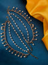 Traditional Adorned Mehendi Plated Kaan Chain