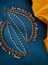 Square Loop Conch Mehendi Plated Kaan Chain