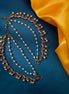 Floral Enchanted Mehendi Plated Kaan Chain