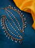 Heart Shaped Enchanted Mehendi Plated Kaan Chain