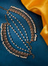 Mehendi Plated Pearl Floral Kaan Chain