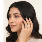 Marquise Cluster Ring