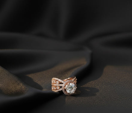 Marquise Cluster Ring