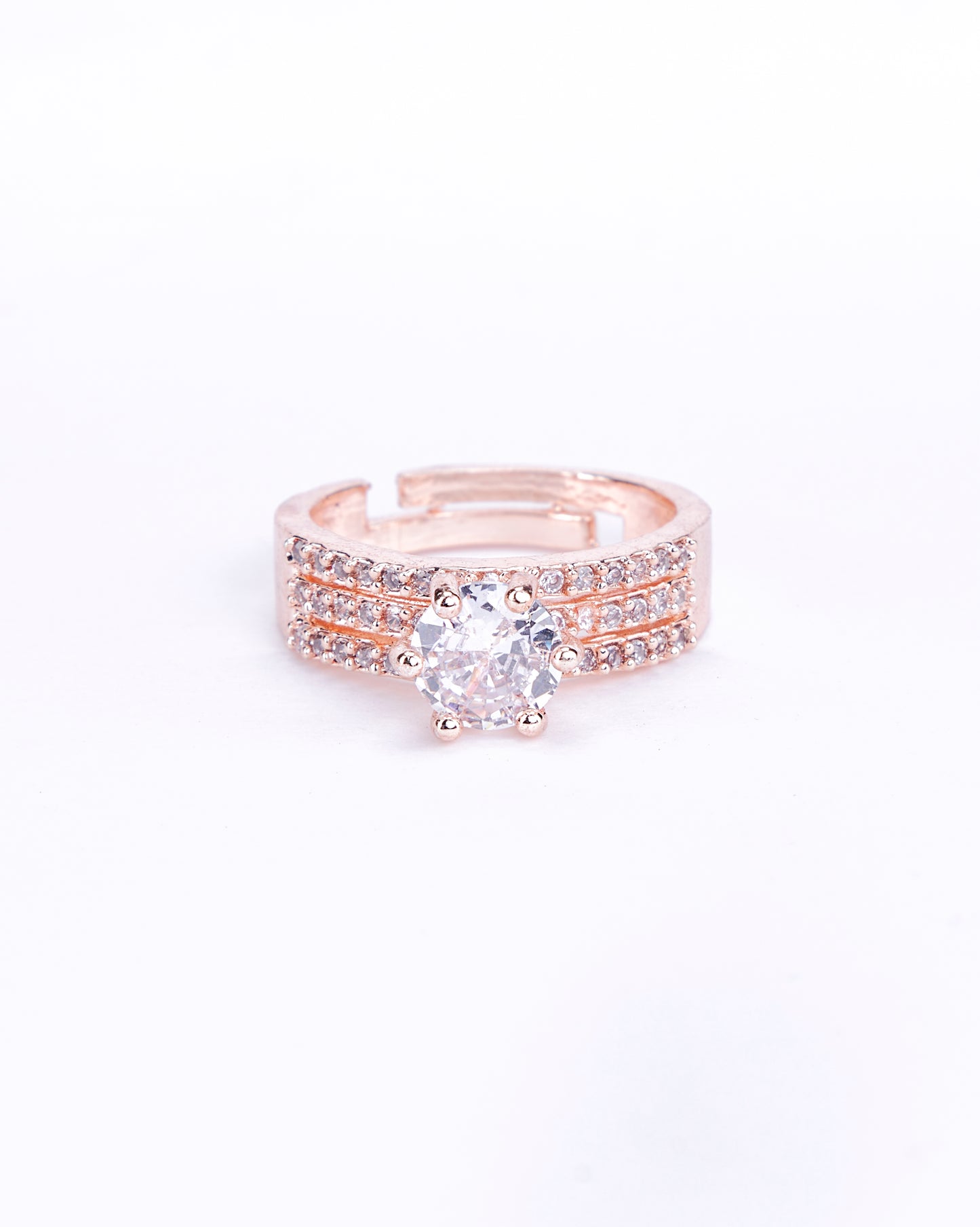 Cubic Zirconia Ring Combo