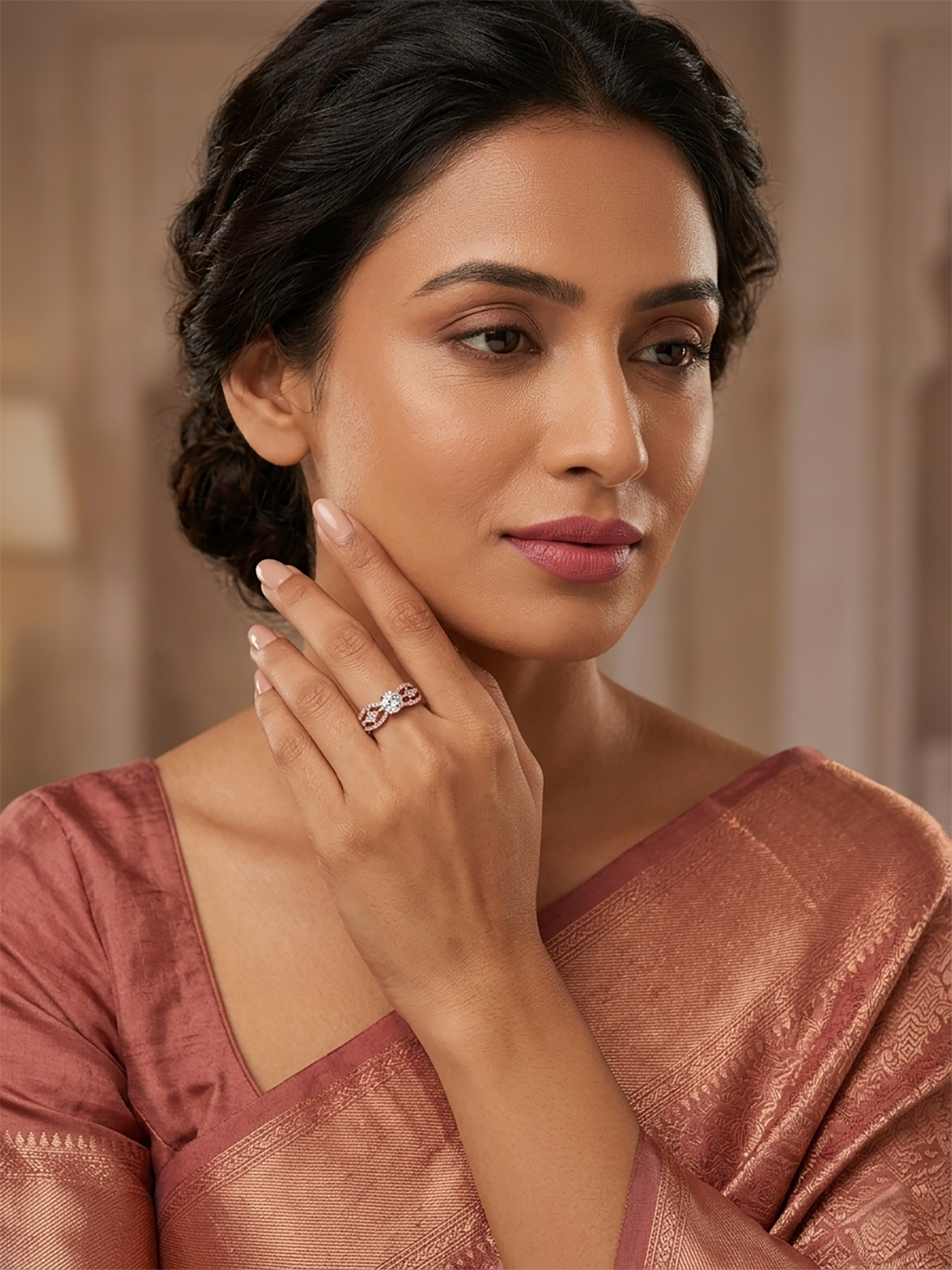 Rose Gold Wedding Bliss Ring