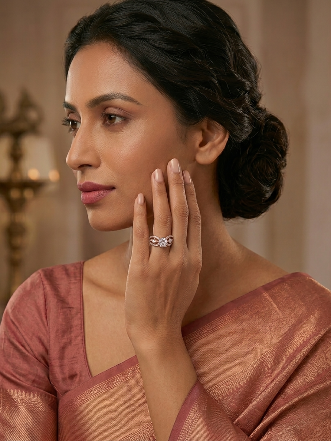 Rose Gold Wedding Bliss Ring