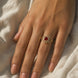 Gold Plated Crystal Stone Work with Intricate Floral Openwork Pattern Designer Statement Ring ,