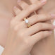 Regal Spark Gold Plated Ring