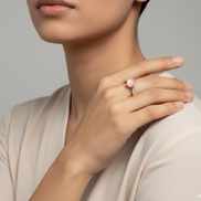 Regal Spark Gold Plated Ring