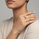 Regal Spark Gold Plated Ring