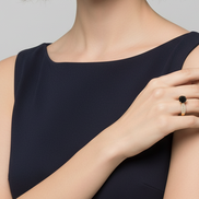 Regal Spark Gold Plated Ring
