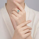 Regal Spark Rhodium Ring