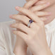 Regal Spark Rhodium Ring