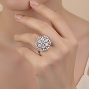 Floral Casacade Finger Ring
