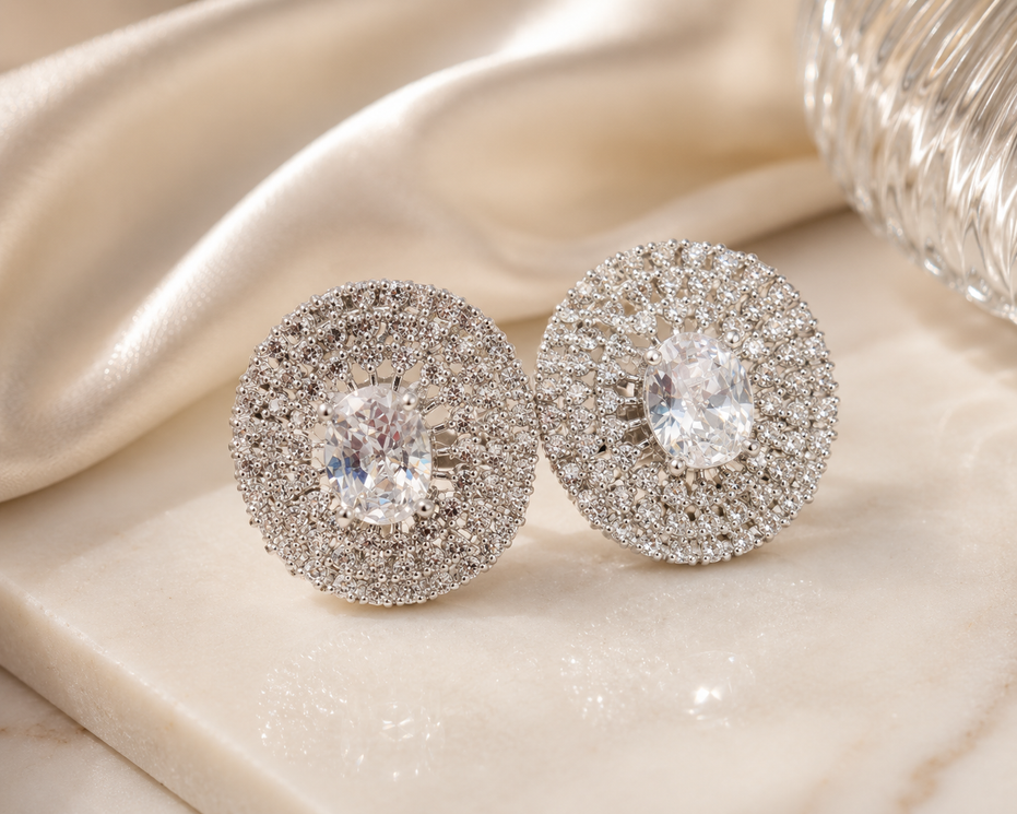 Elegance in Ivory Studs
