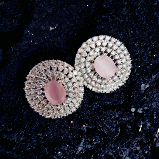 Opal Touch - Elegance in Ivory Studs - Studs