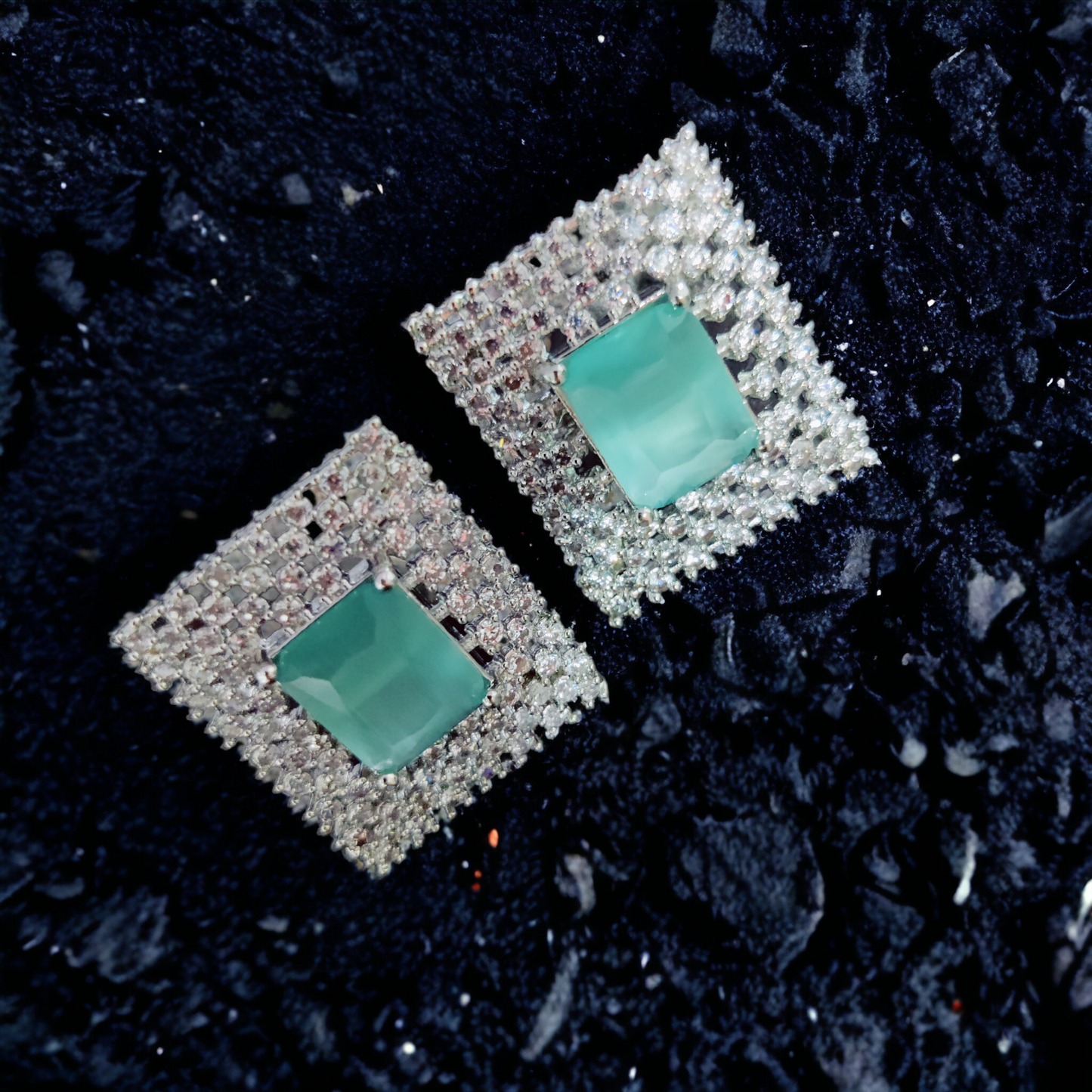 Jasmine Blooms Studs - Opal Touch