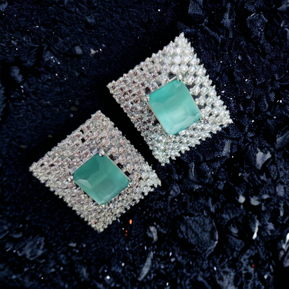 Jasmine Blooms Studs - Opal Touch