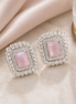 Gleaming Moonstone Shimmers Studs