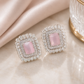 Gleaming Moonstone Shimmers Studs