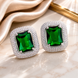 Radiant Rhodium Studs